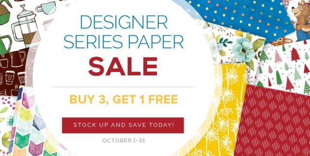 October 31 is the Last Day for Designer Series Paper Freebie